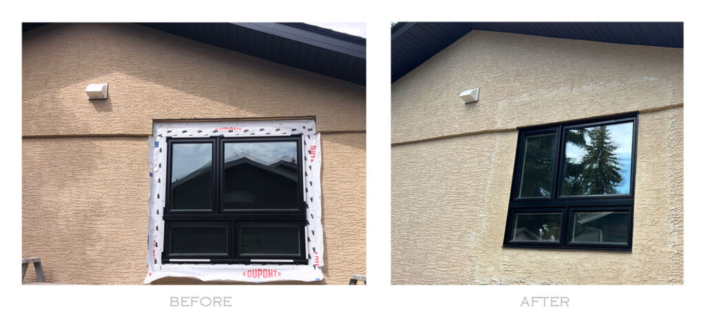 Stucco repair Window